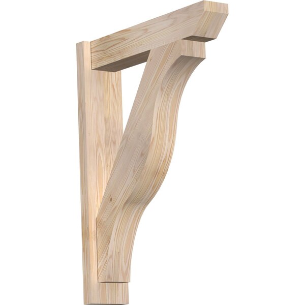 Ekena Millwork Funston Slat Smooth Outlooker, Douglas Fir, 5 1/2"W x 24"D x 32"H OUT06X24X32FST06SDF - main